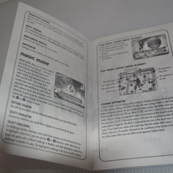 Dance Revolution Disney Edition PS2 Playstation 2 Manual & Cover Sleeve Only - Picture 5 of 5